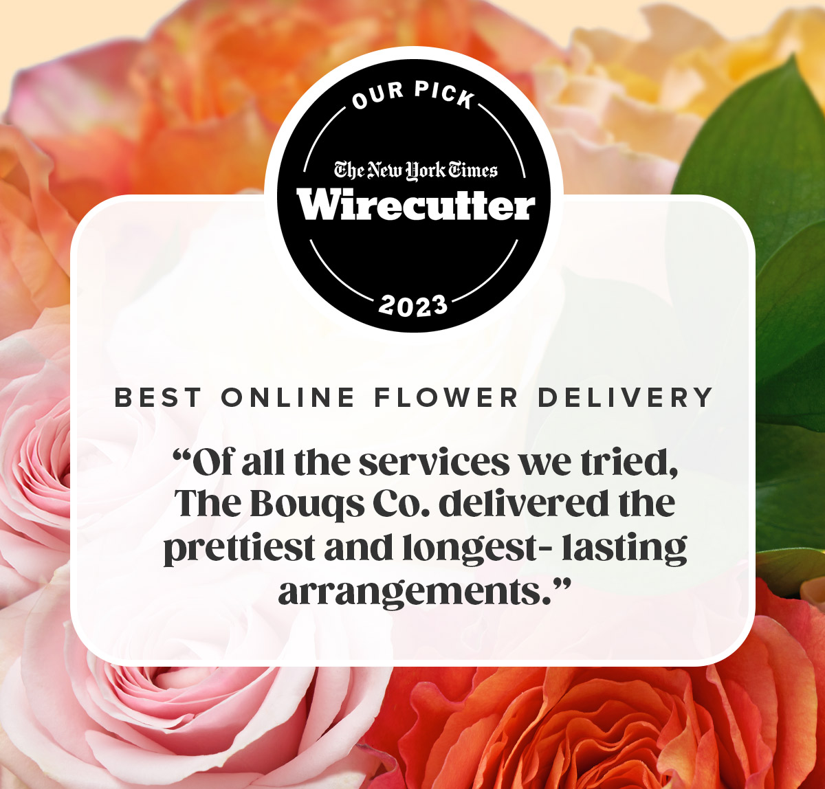 Get Free Shipping On Wirecutter's Favorite Flowers The Bouqs Company